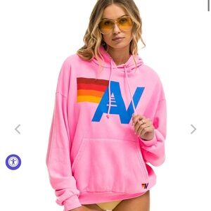 Brand new (tags on) Neon Pink Aviator Nation hoodie.